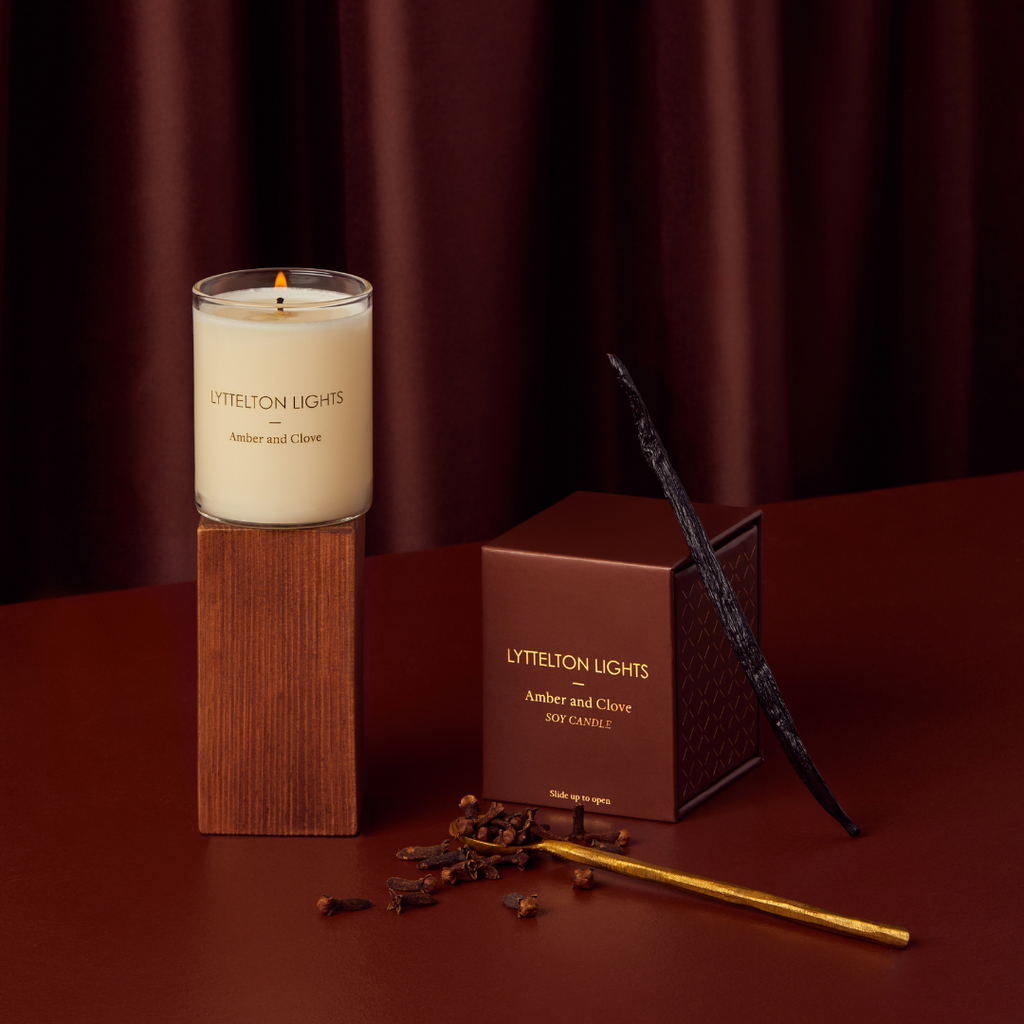 Lyttelton Lights - Amber & Clove Candle