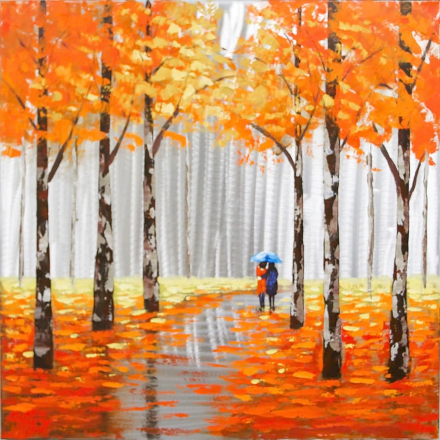 Autumn Walk - Brushed Art