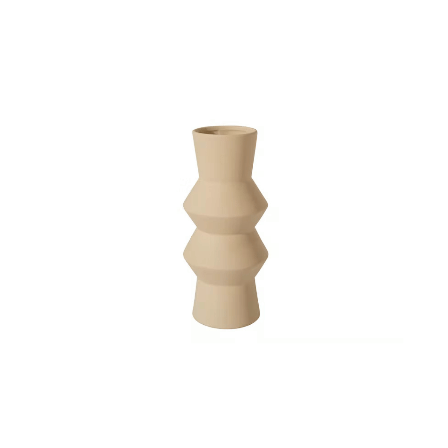 Ripple Vase - Matte Beige