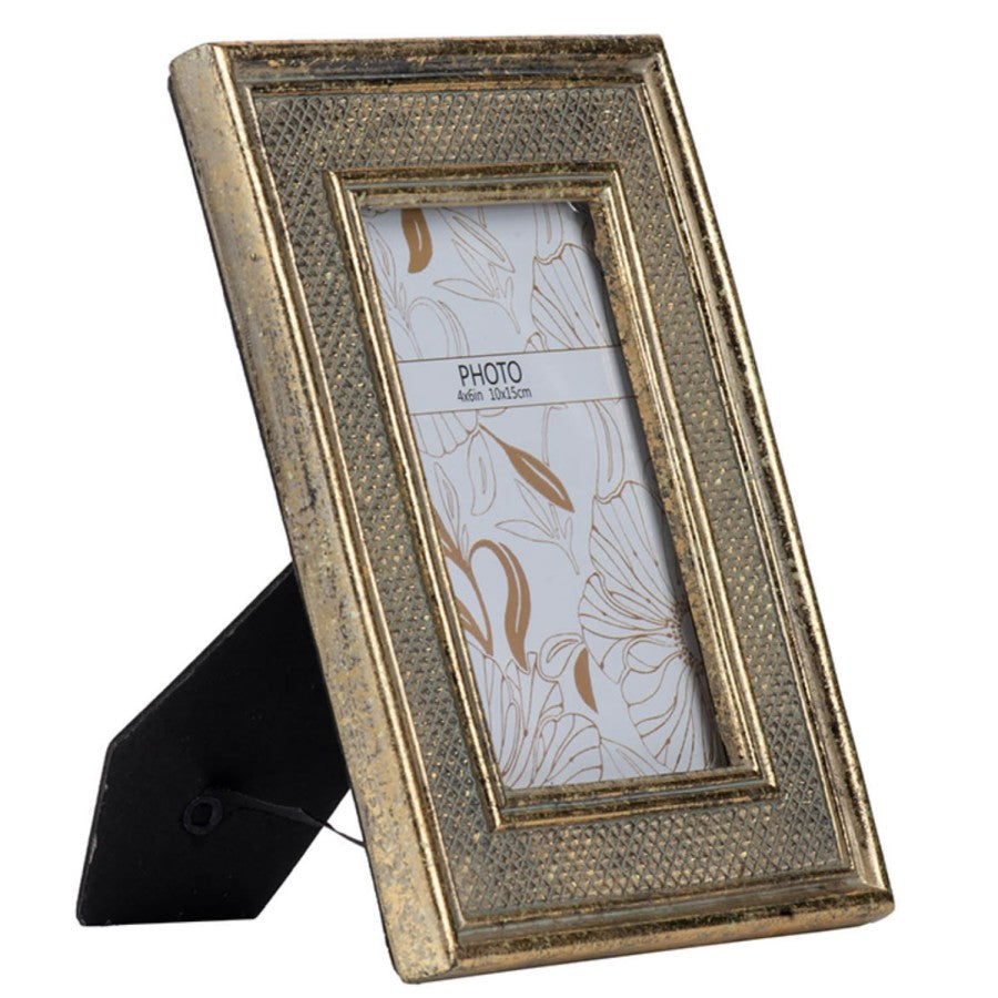 Gold Weave Photo Frame