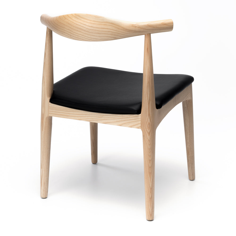 Elbow Dining Chair - Natural Oak