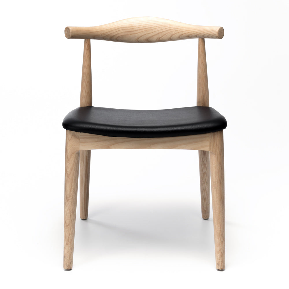 Elbow Dining Chair - Natural Oak