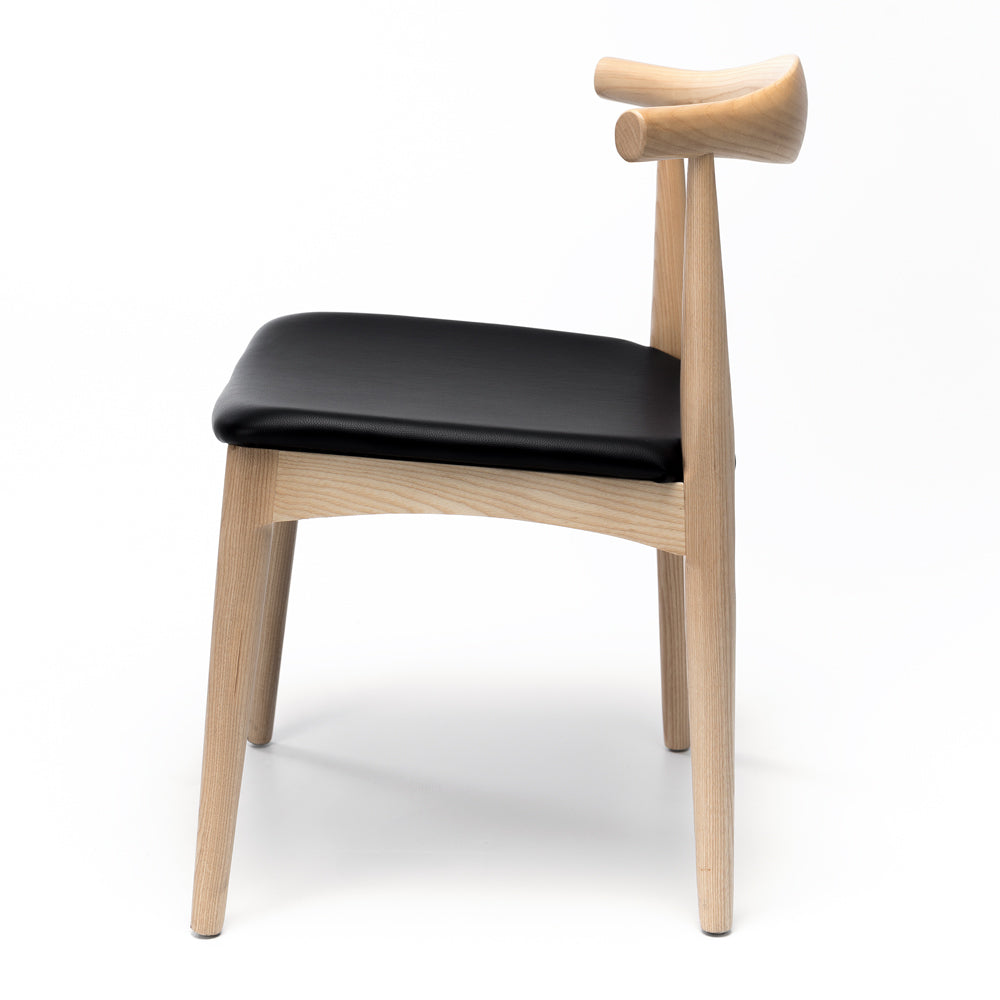 Elbow Dining Chair - Natural Oak