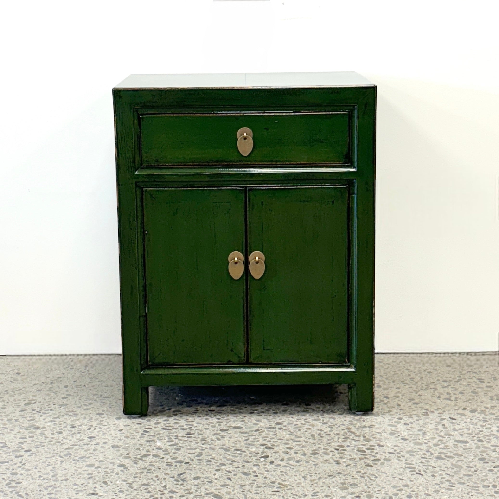 Far East Bedside Cabinet - Emerald