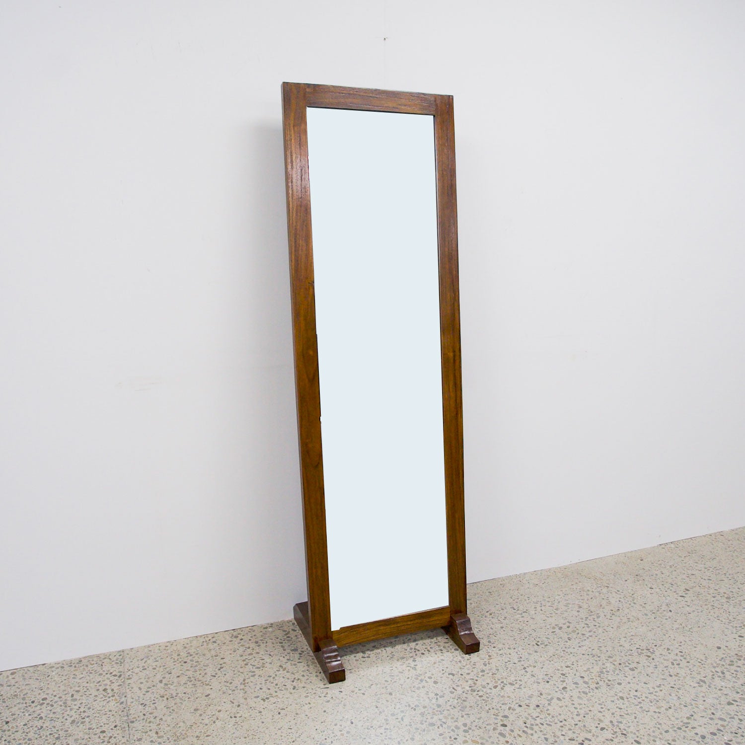 Freestanding Mirror - Rustic Teak