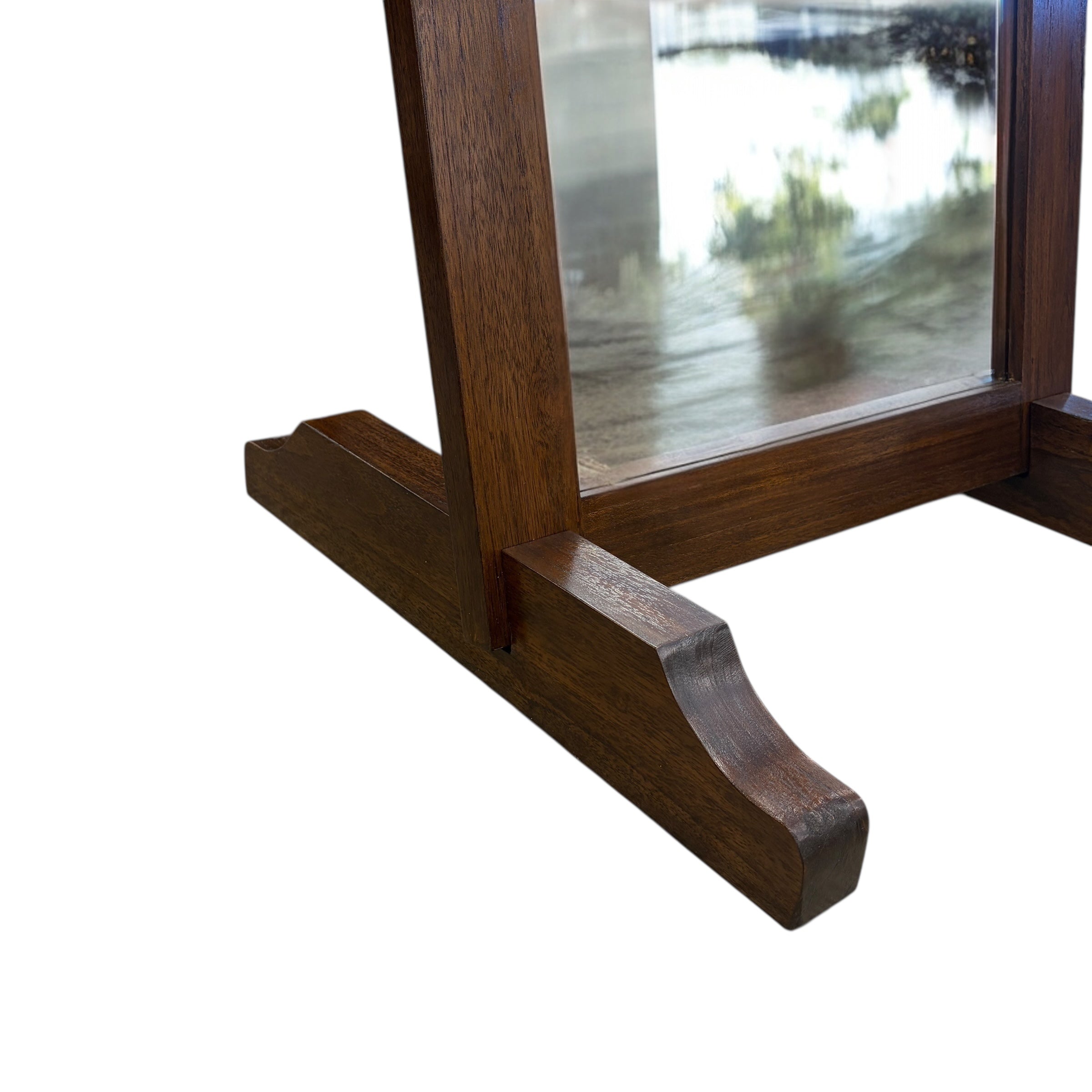 Freestanding Mirror - Rustic Teak