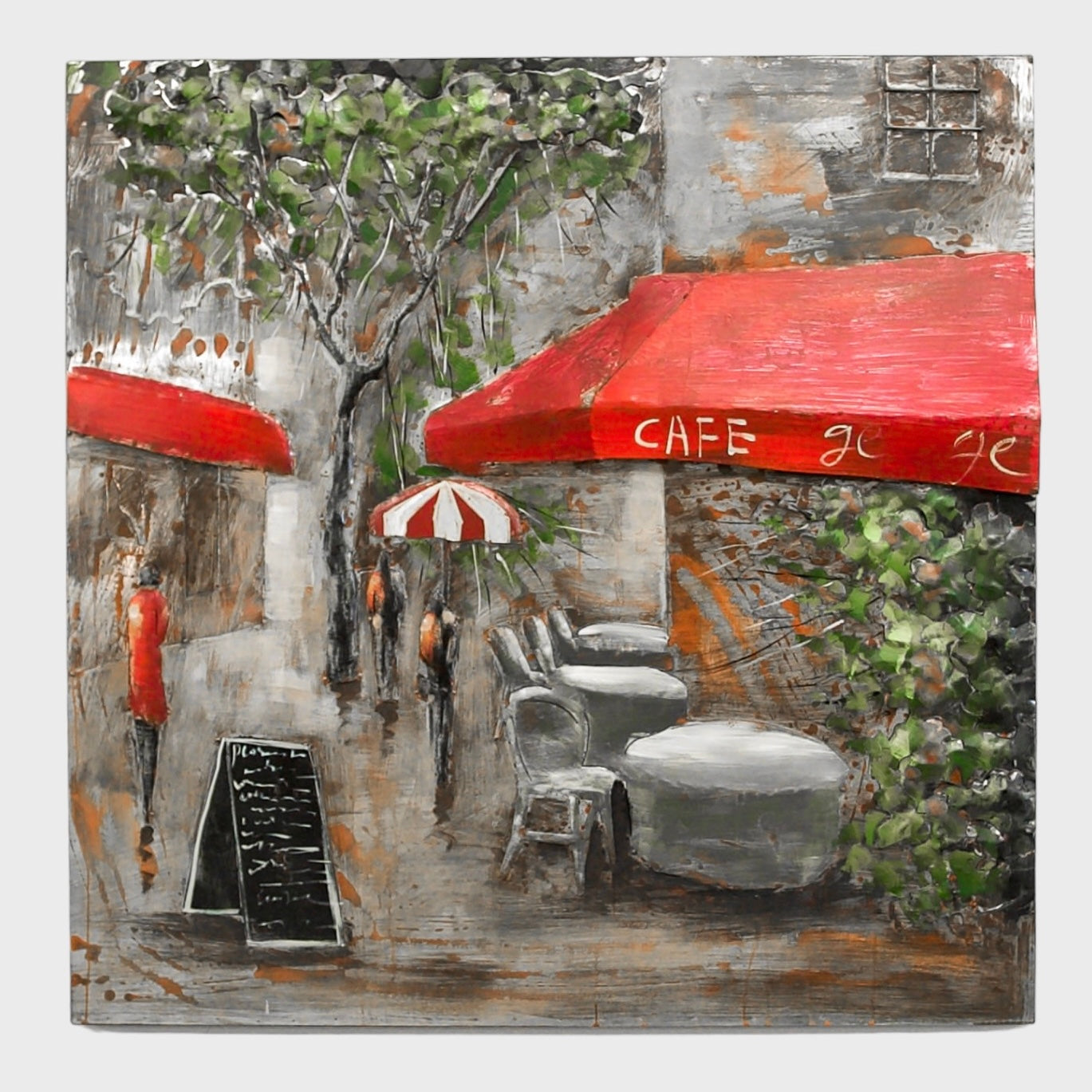 French Cafe - Metal Art