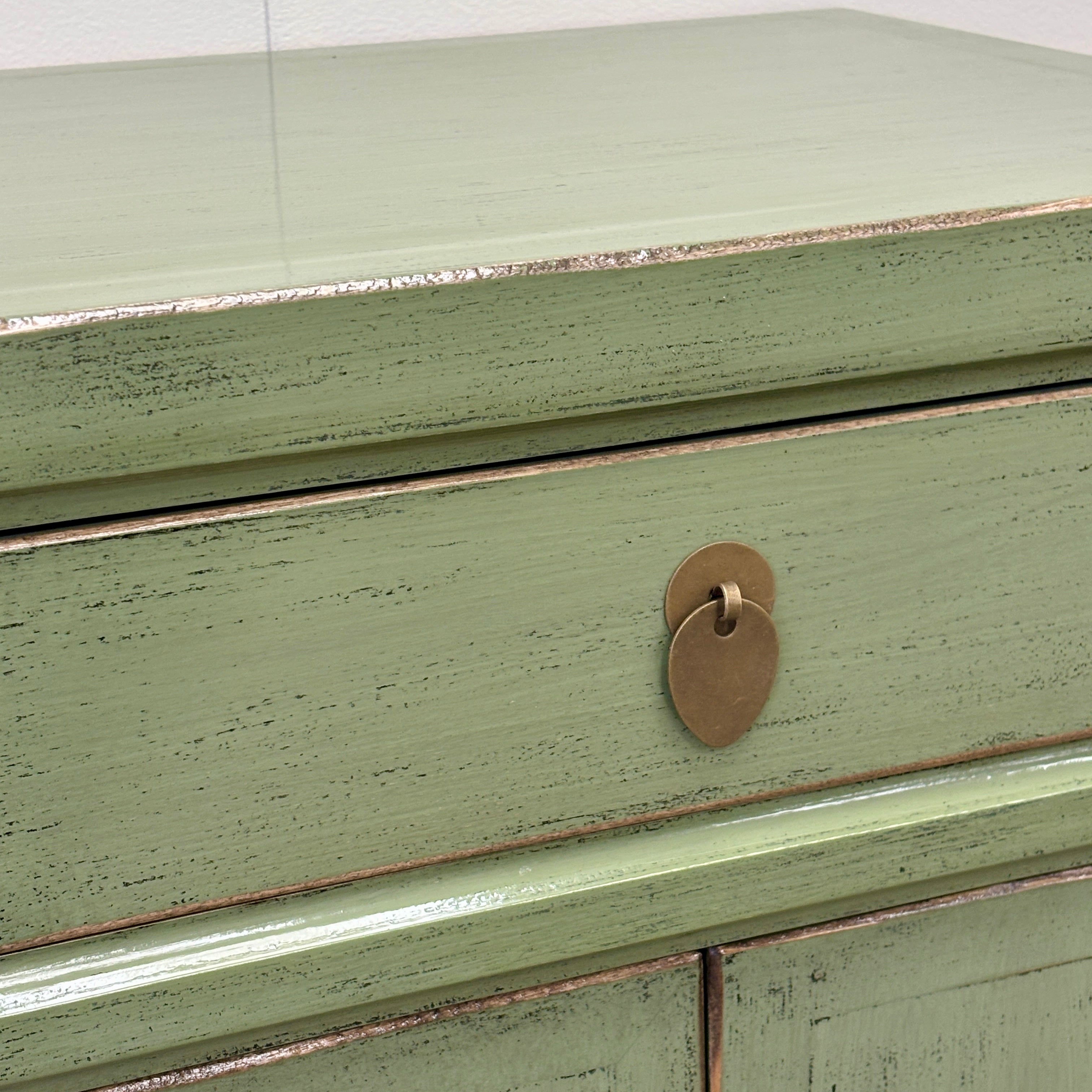 Far East Bedside Cabinet - Sage