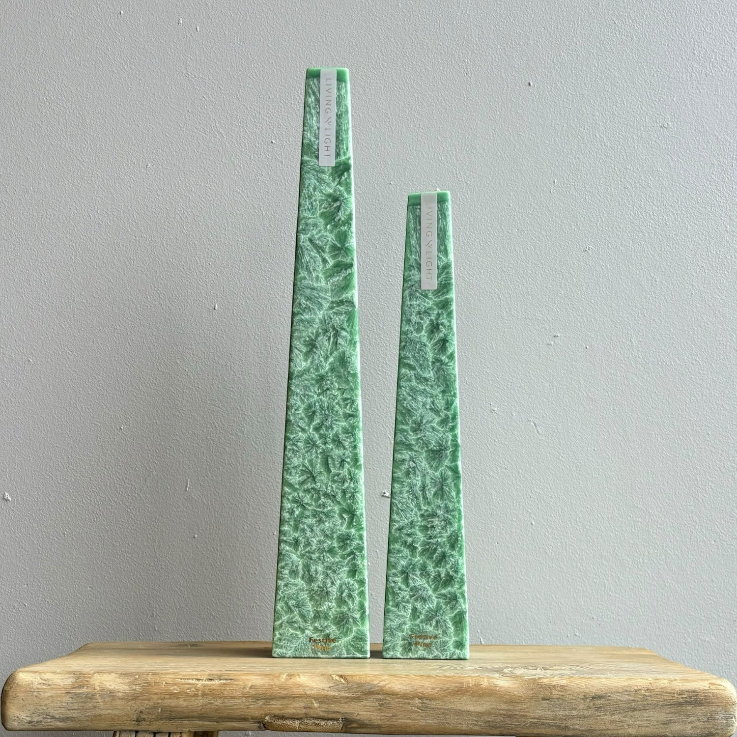 Living Light Icicle Candle - Festive Pine