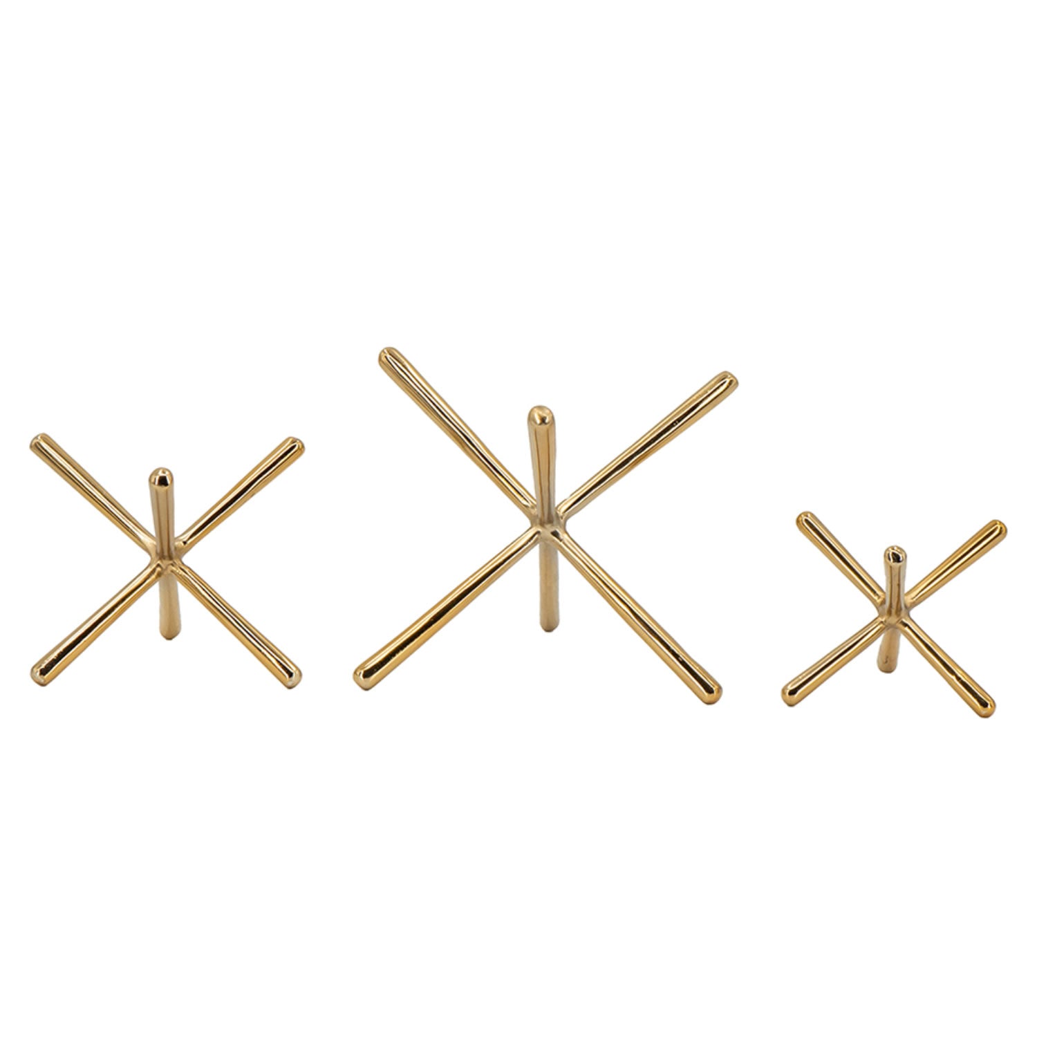 Gold Jacks - set of 3