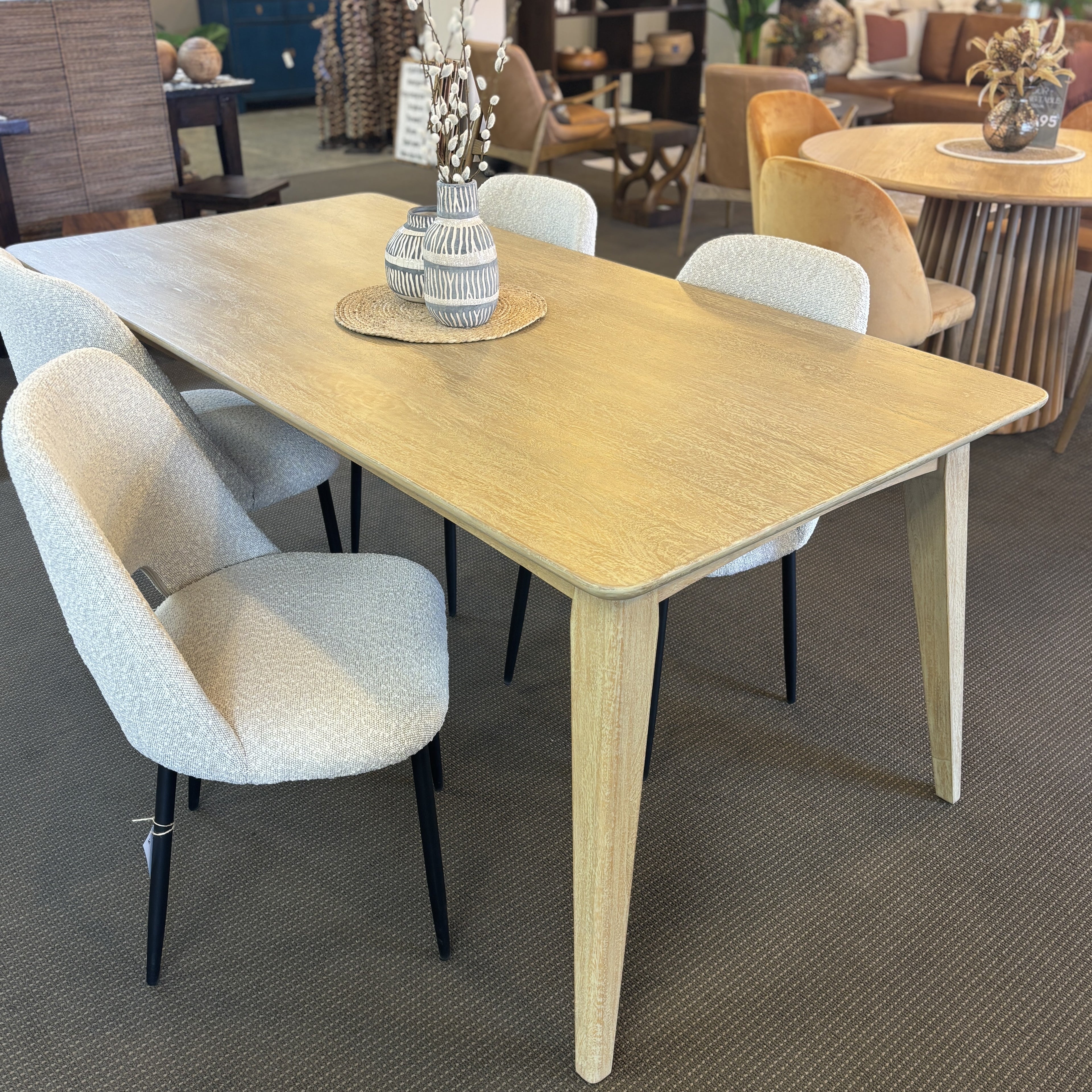 Rocco Dining Table - Sandblast