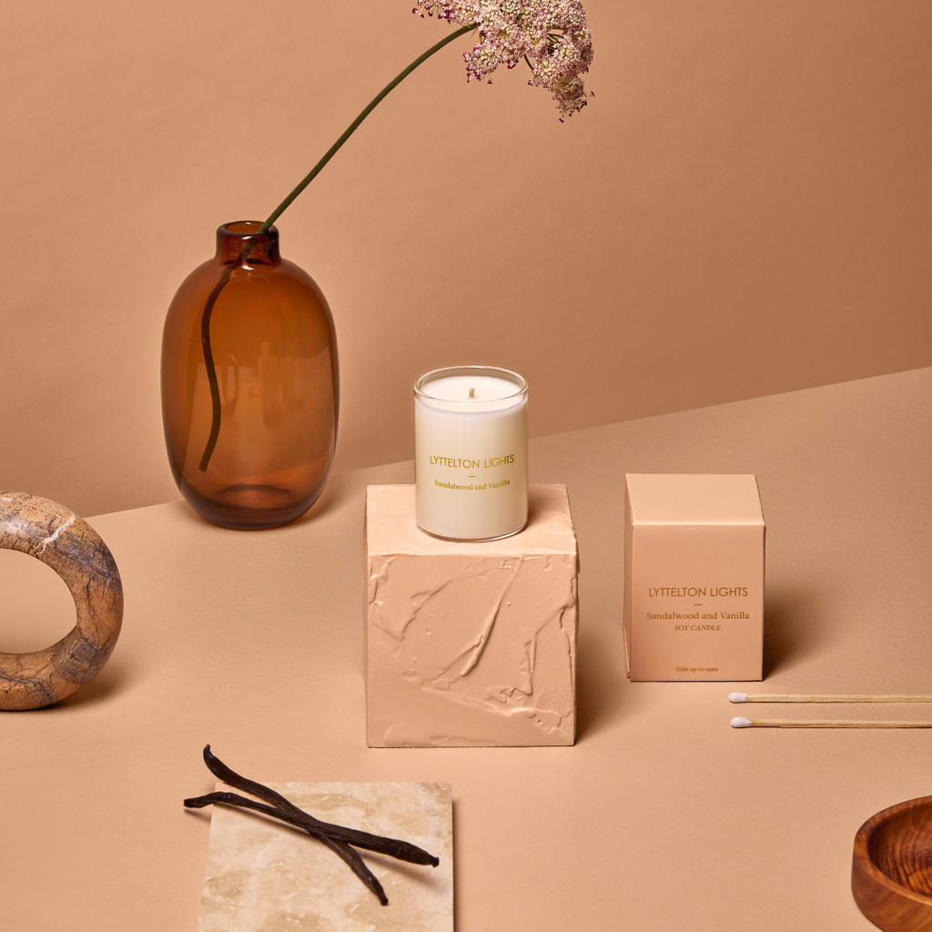 Lyttelton Lights - Sandalwood & Vanilla Candle