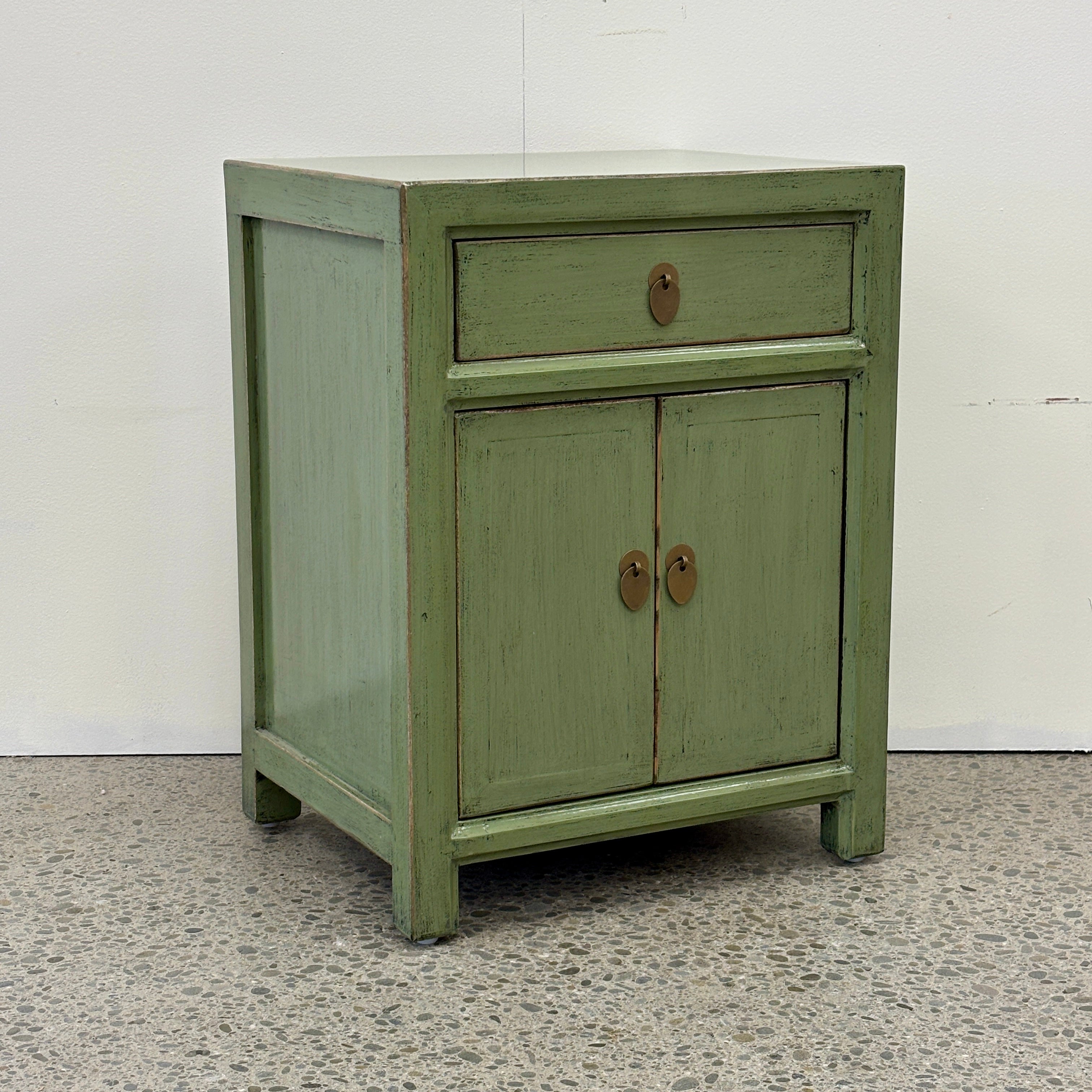 Far East Bedside Cabinet - Sage
