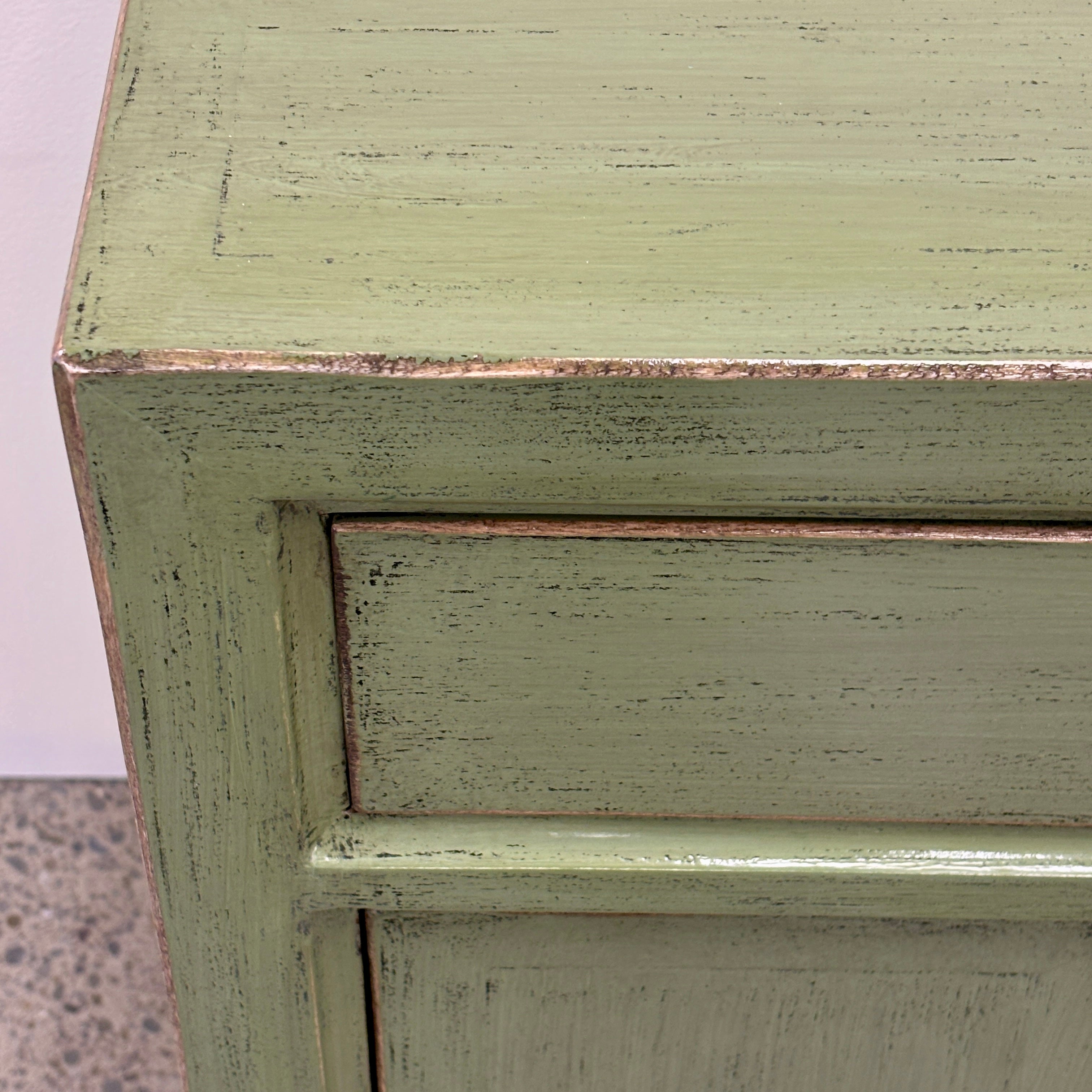 Far East Bedside Cabinet - Sage
