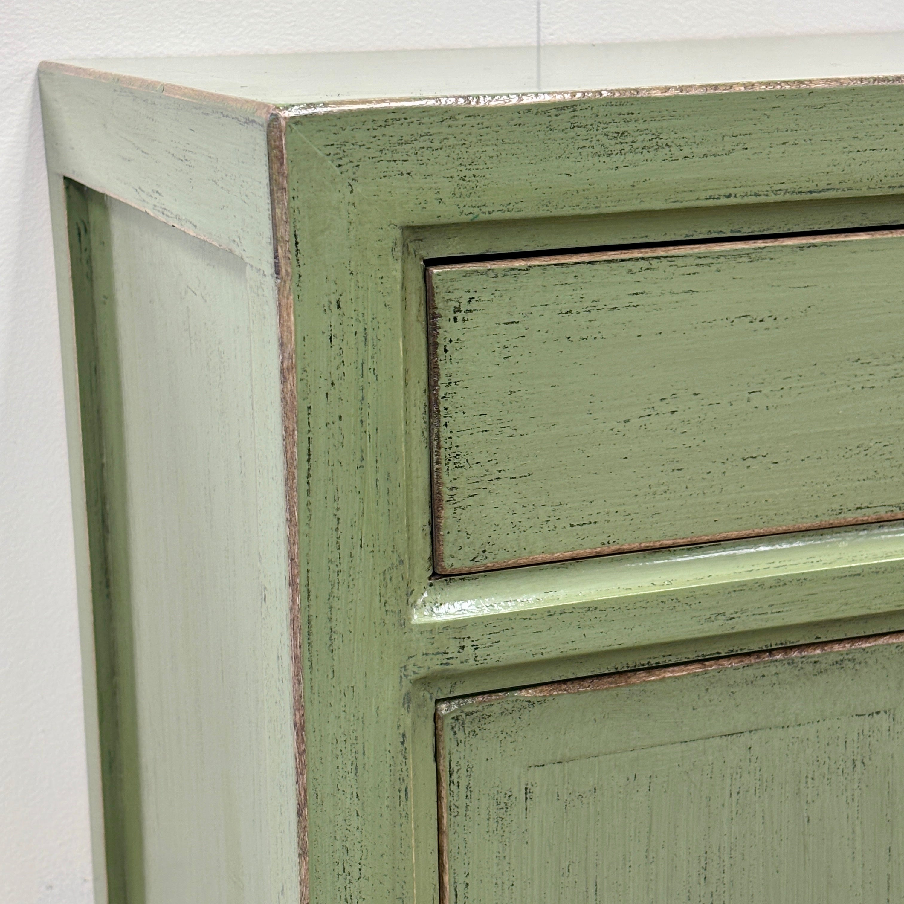 Far East Bedside Cabinet - Sage
