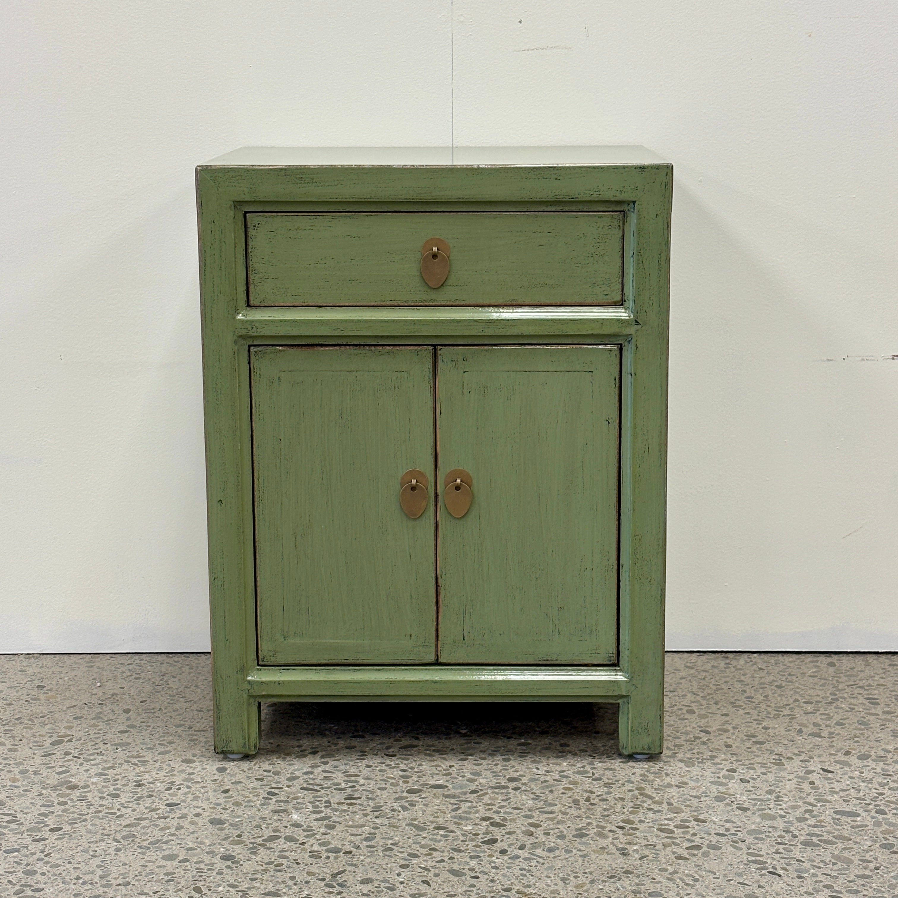Far East Bedside Cabinet - Sage