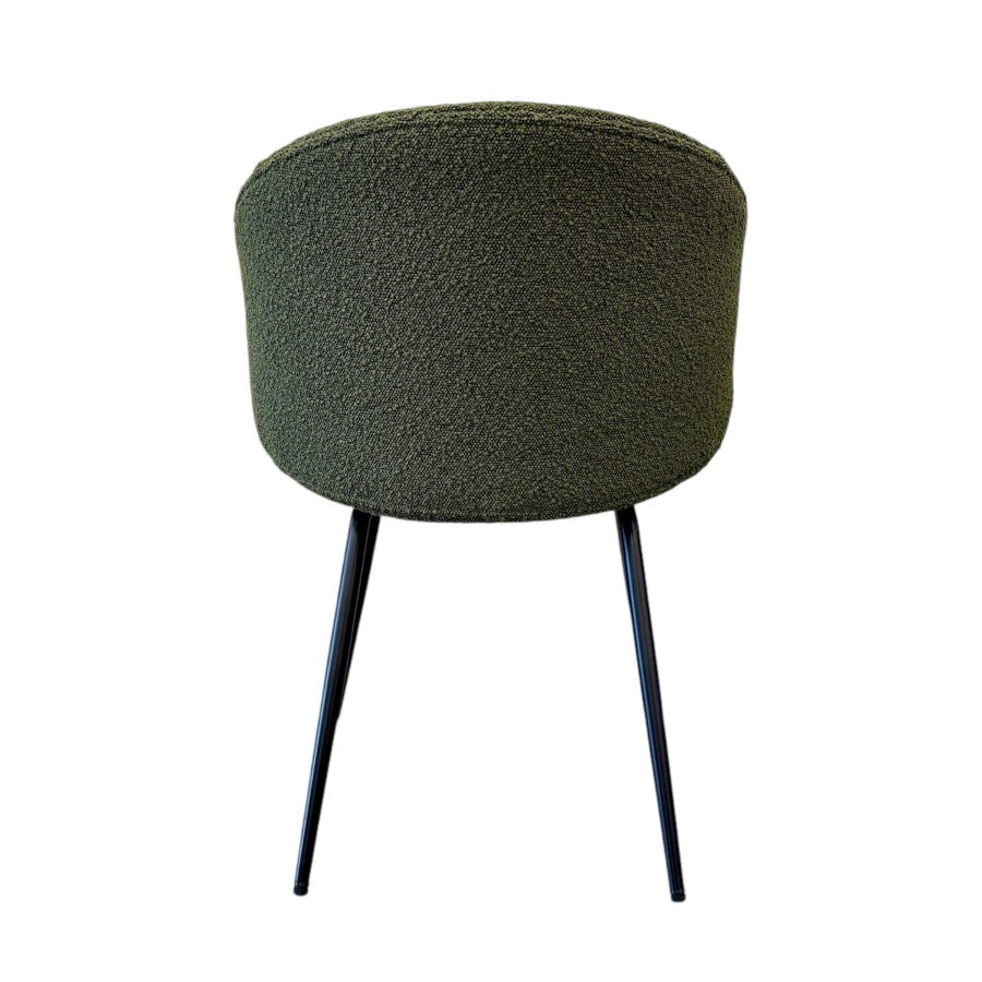 Venus Dining Chair - Green Boucle