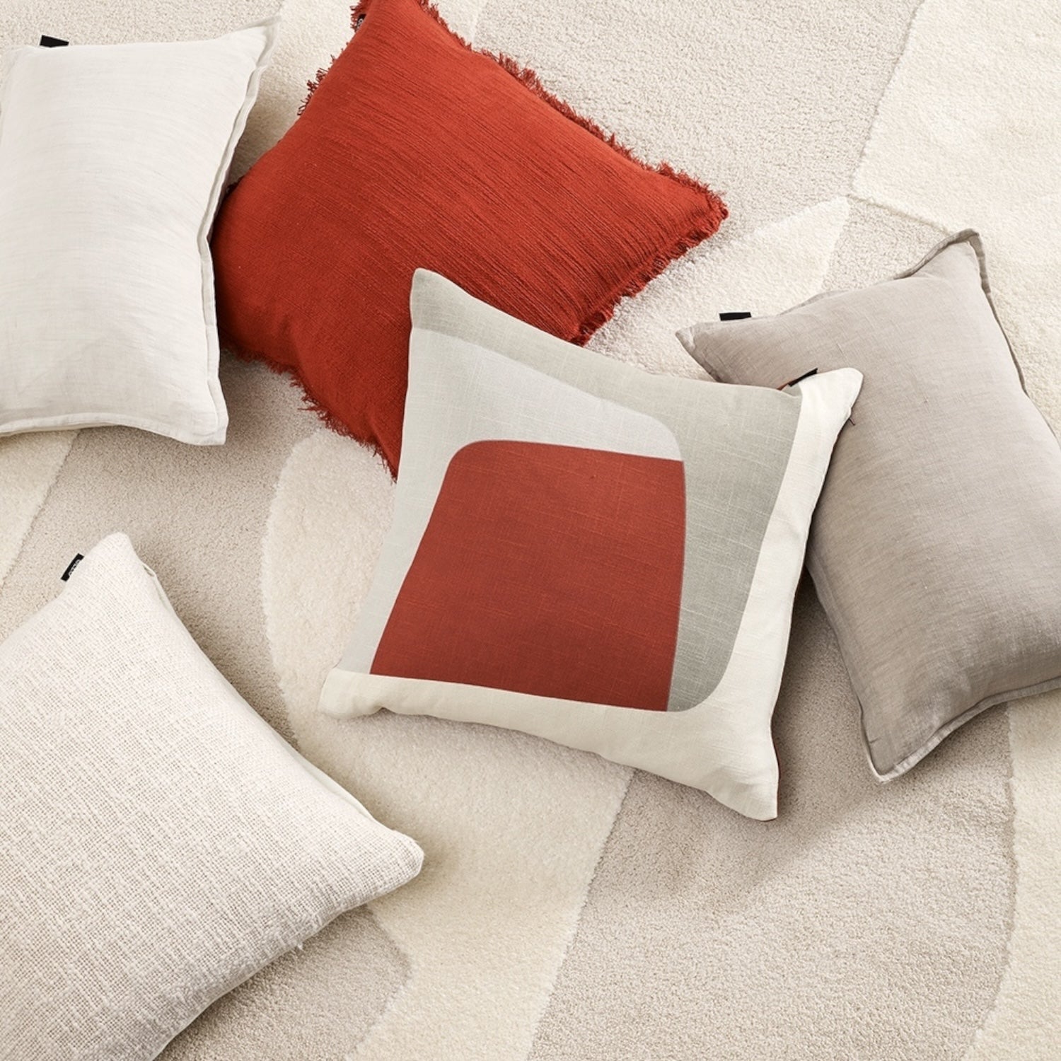 Maria Cushion - Brick