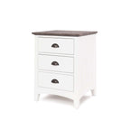 Provence Bedside 3drw - White