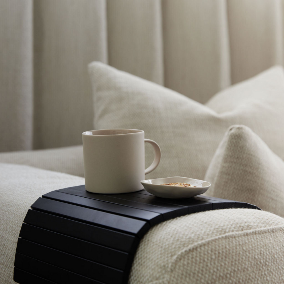 Arm Chair Side Rest - Black