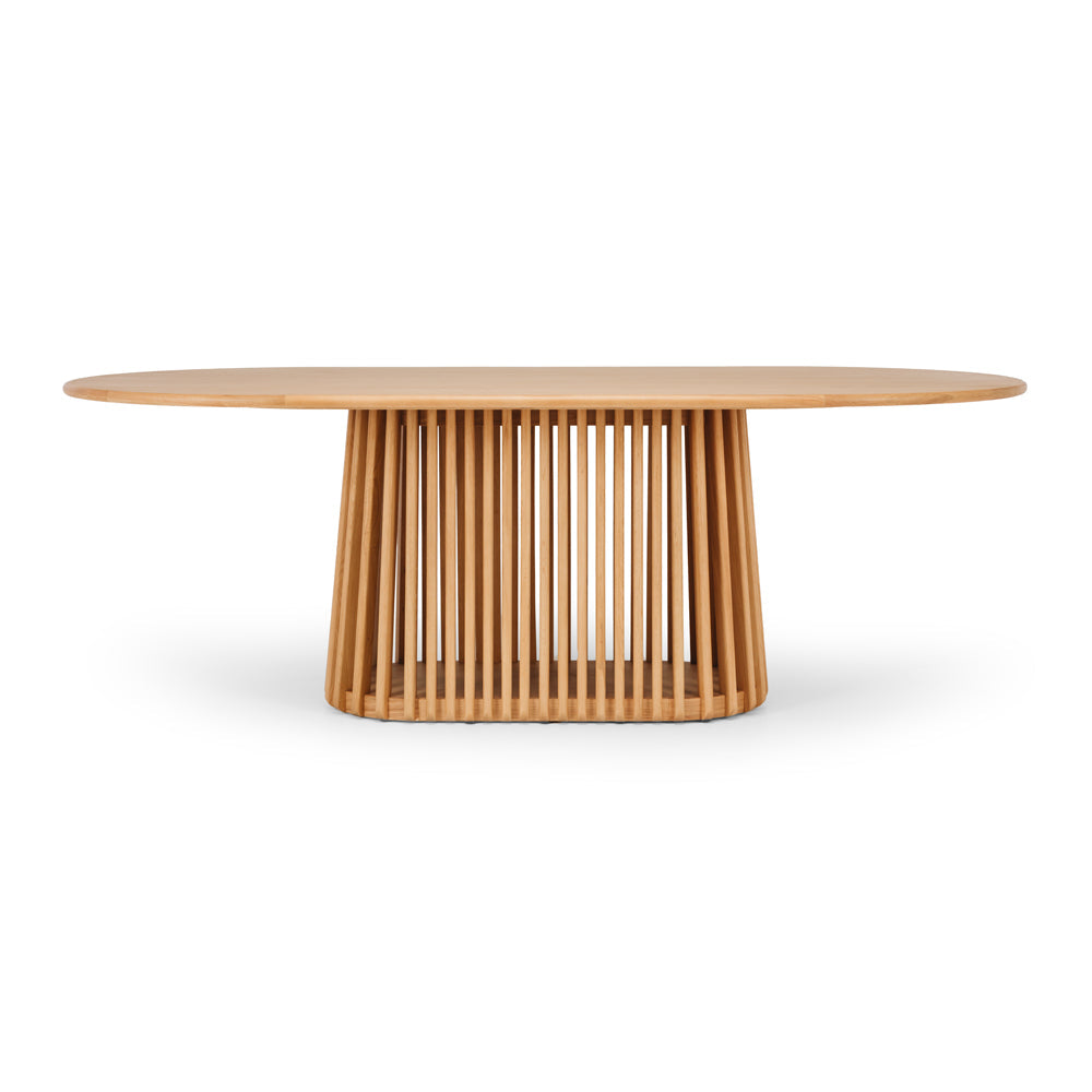 Bur Dining Table - Oak