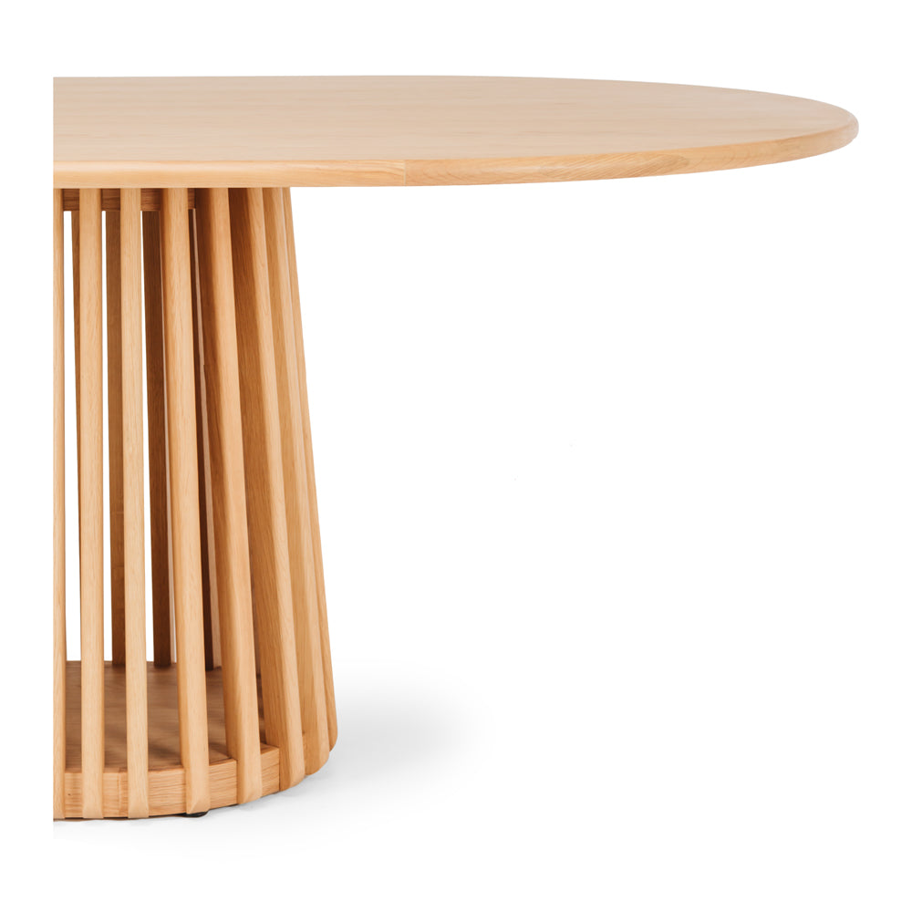 Bur Dining Table - Oak