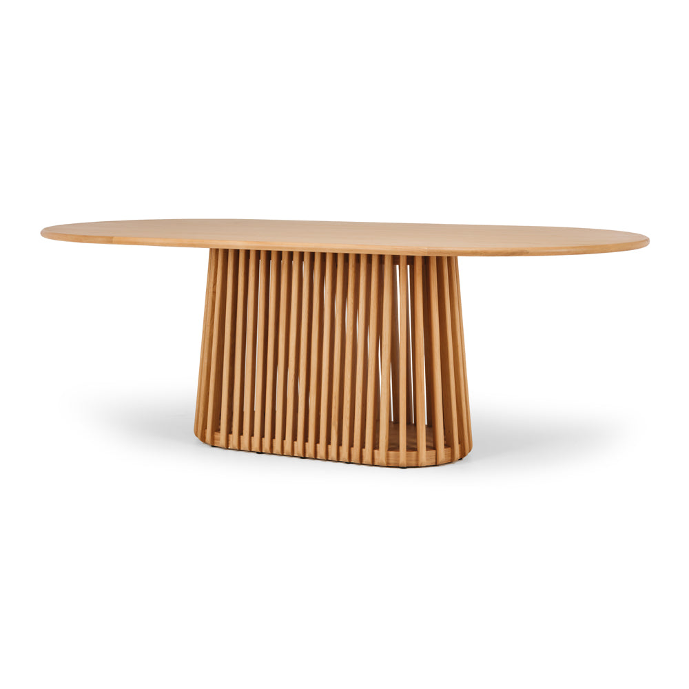 Bur Dining Table - Oak