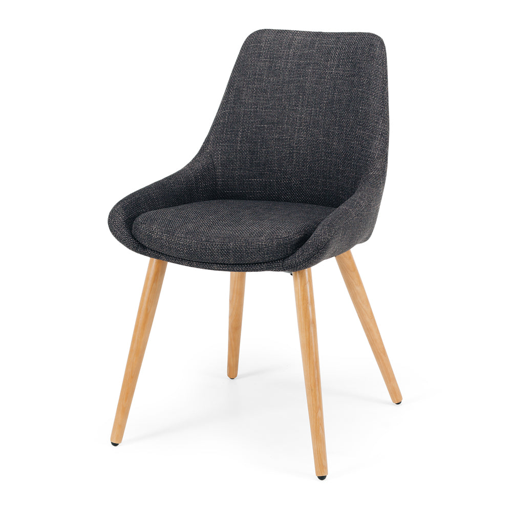 Bari Dining Chair - Grey/Oak