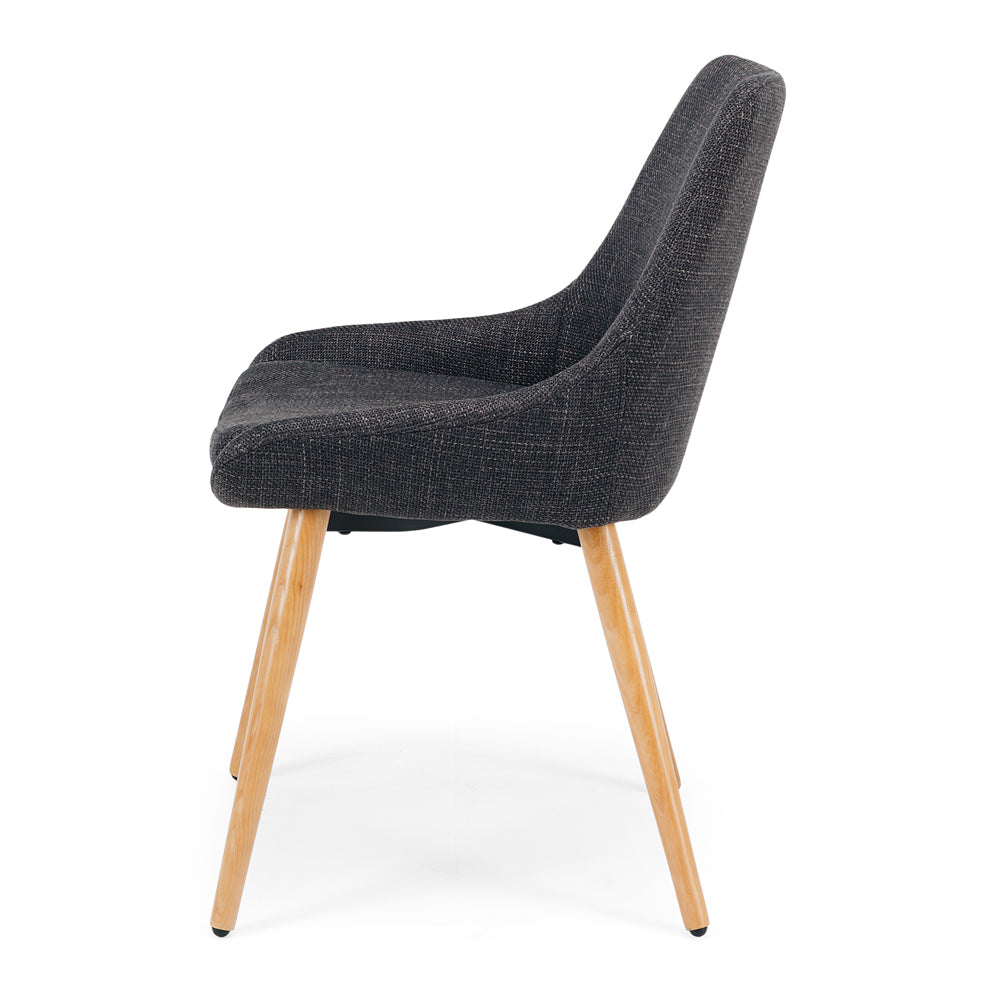 Bari Dining Chair - Grey/Oak