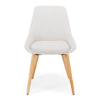 Bari Dining Chair - Cream/Oak