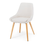 Bari Dining Chair - Cream/Oak