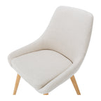 Bari Dining Chair - Cream/Oak