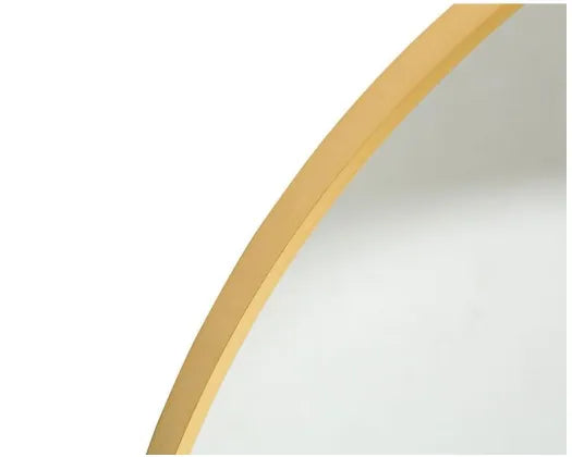 Marcel Metal Framed Mirror - Gold