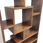 Rustic Teak - Abstract Bookcase