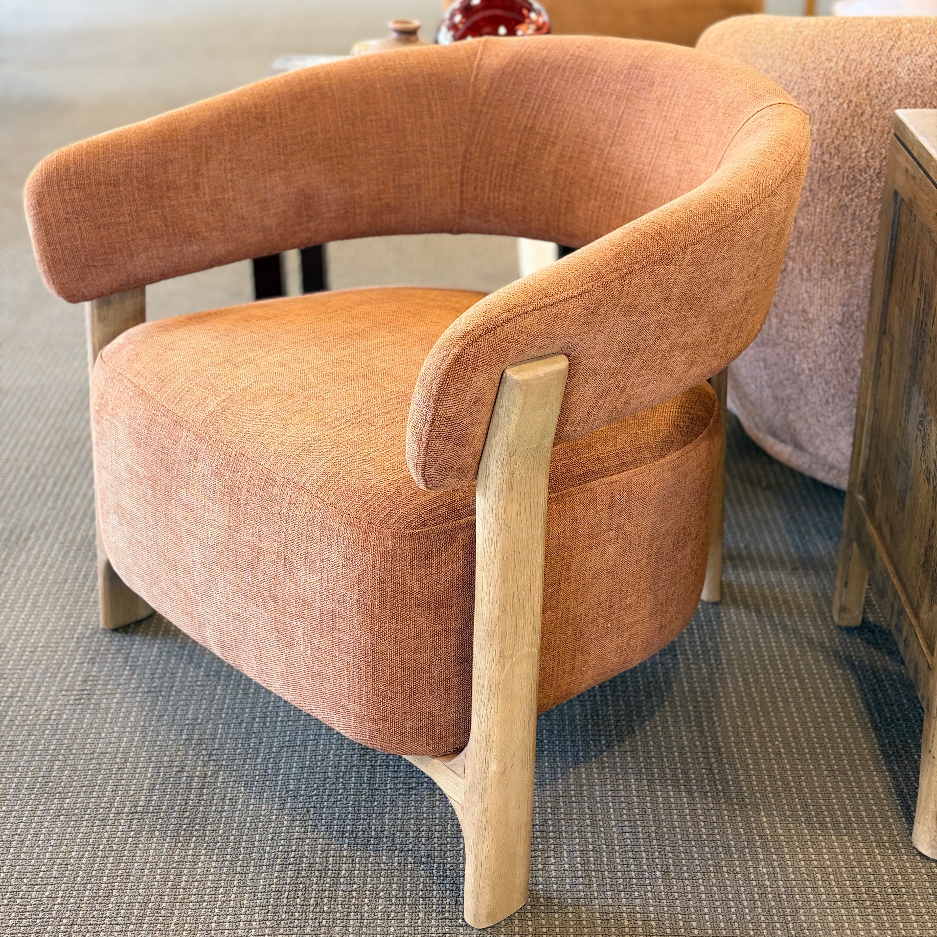 Aiden Chair - Burnt Orange