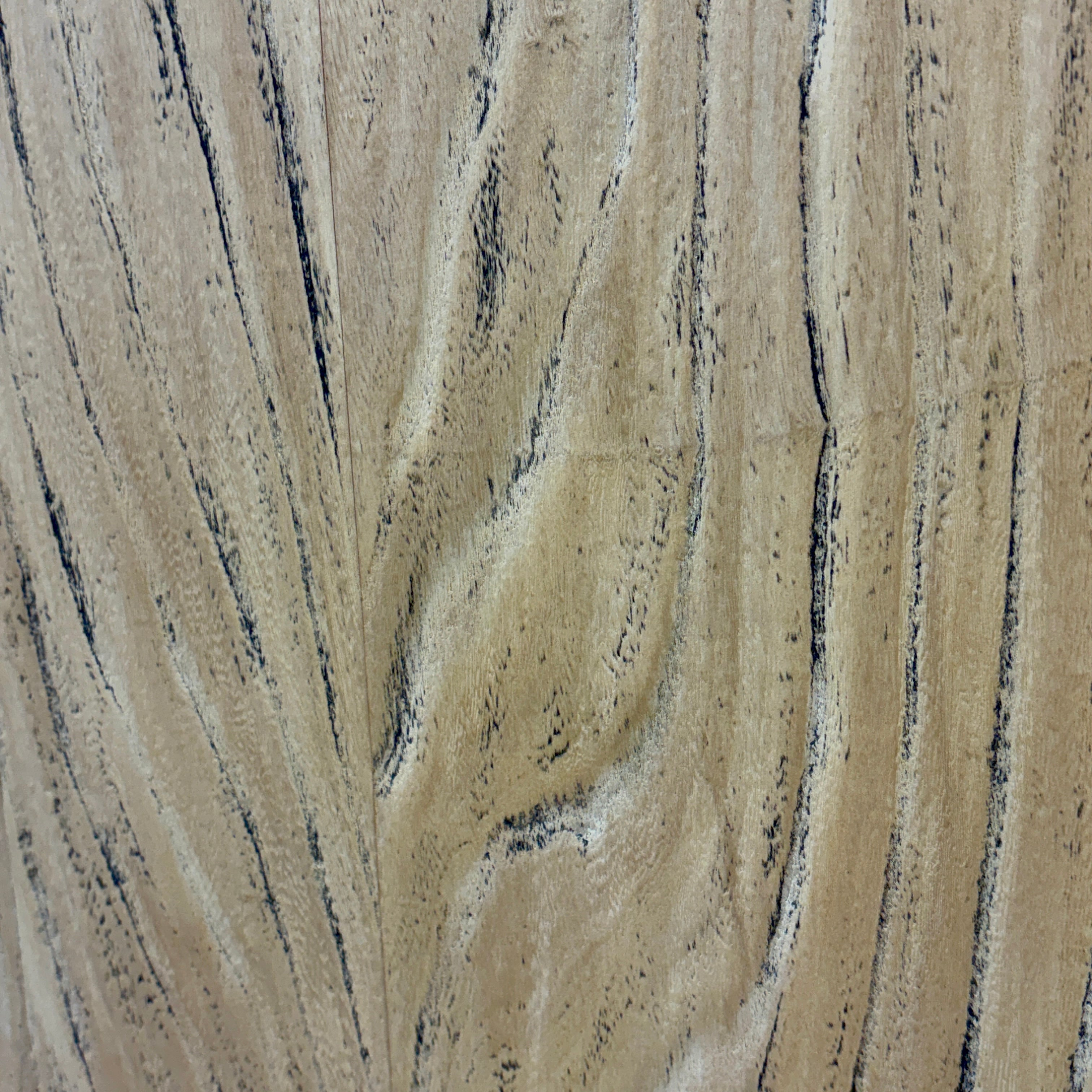 Close-up of Angus Cabinet in elm showing the natural timber grain and lightly distressed finish