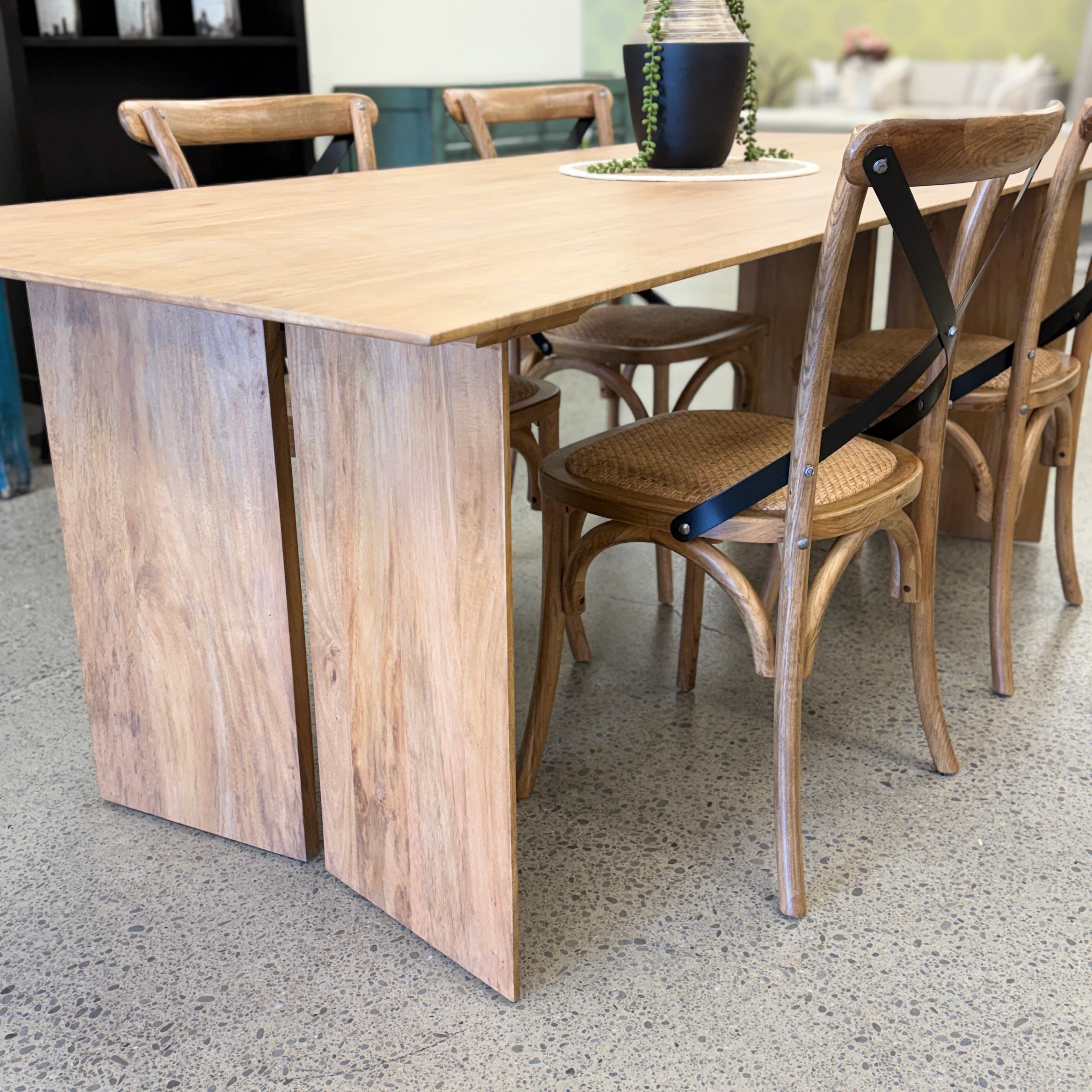 Ava Dining Table - Natural