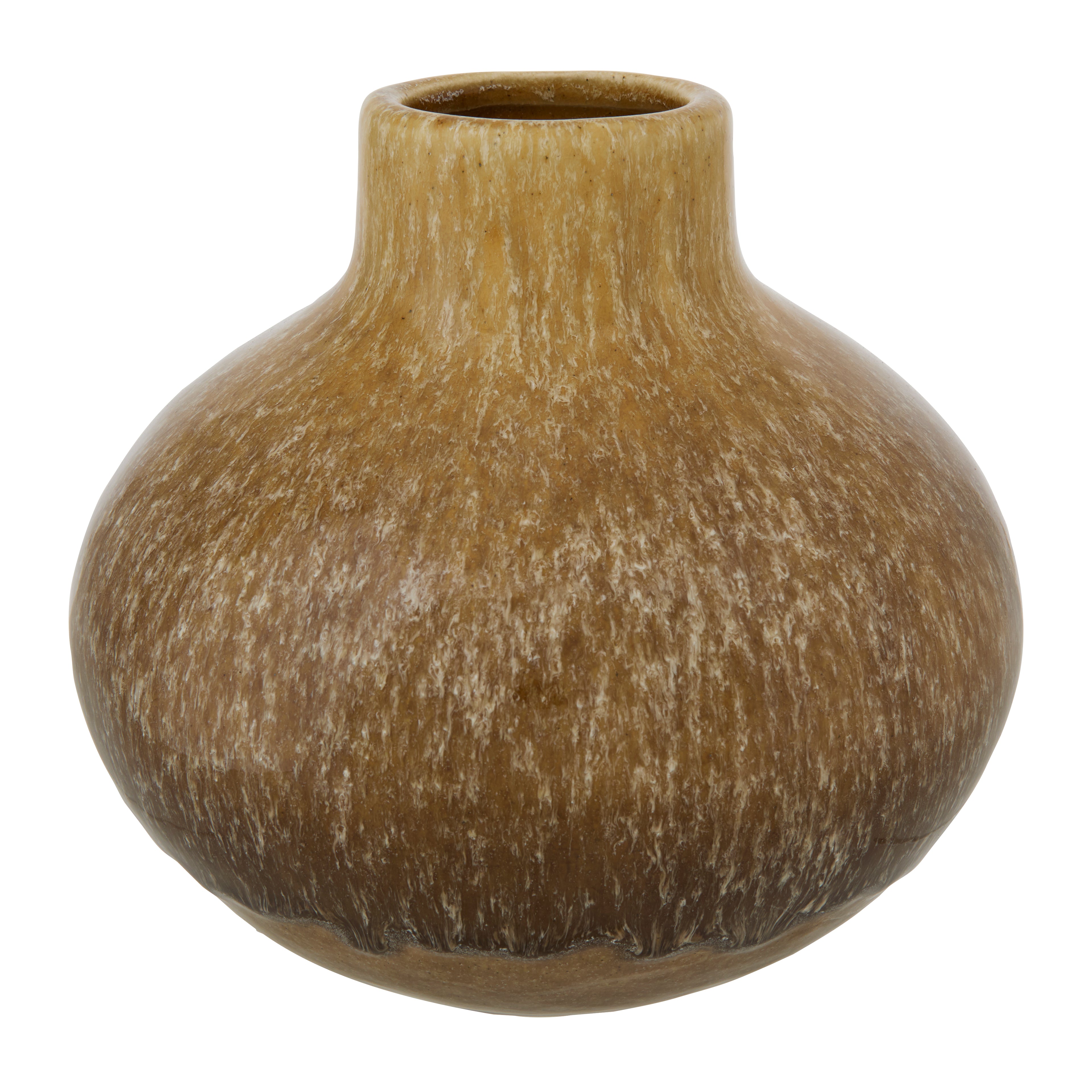 Avaris Vase - Marbled Olive