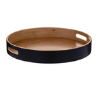 Bamboo Round Serving Tray
