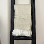 Bliss Wool/Mohair Throw - Ivory