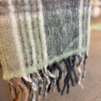 Bliss Wool/Mohair Throw - Olive/Ink/Walnut/Taupe