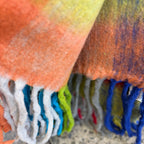 Bliss Wool/Mohair Throw - Bright Multi