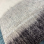 Bliss Wool/Mohair Throw - Stone Black, Grey, Cream