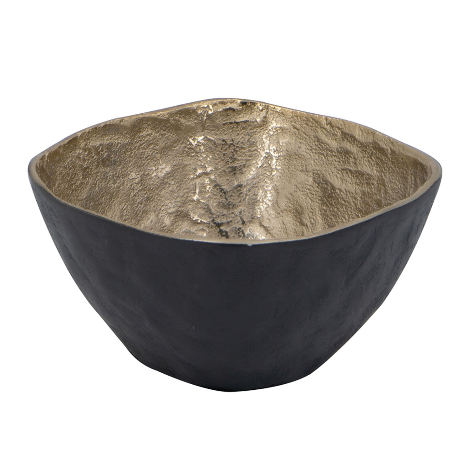Black and Gold Square Bowl | JAVA – Java Furniture