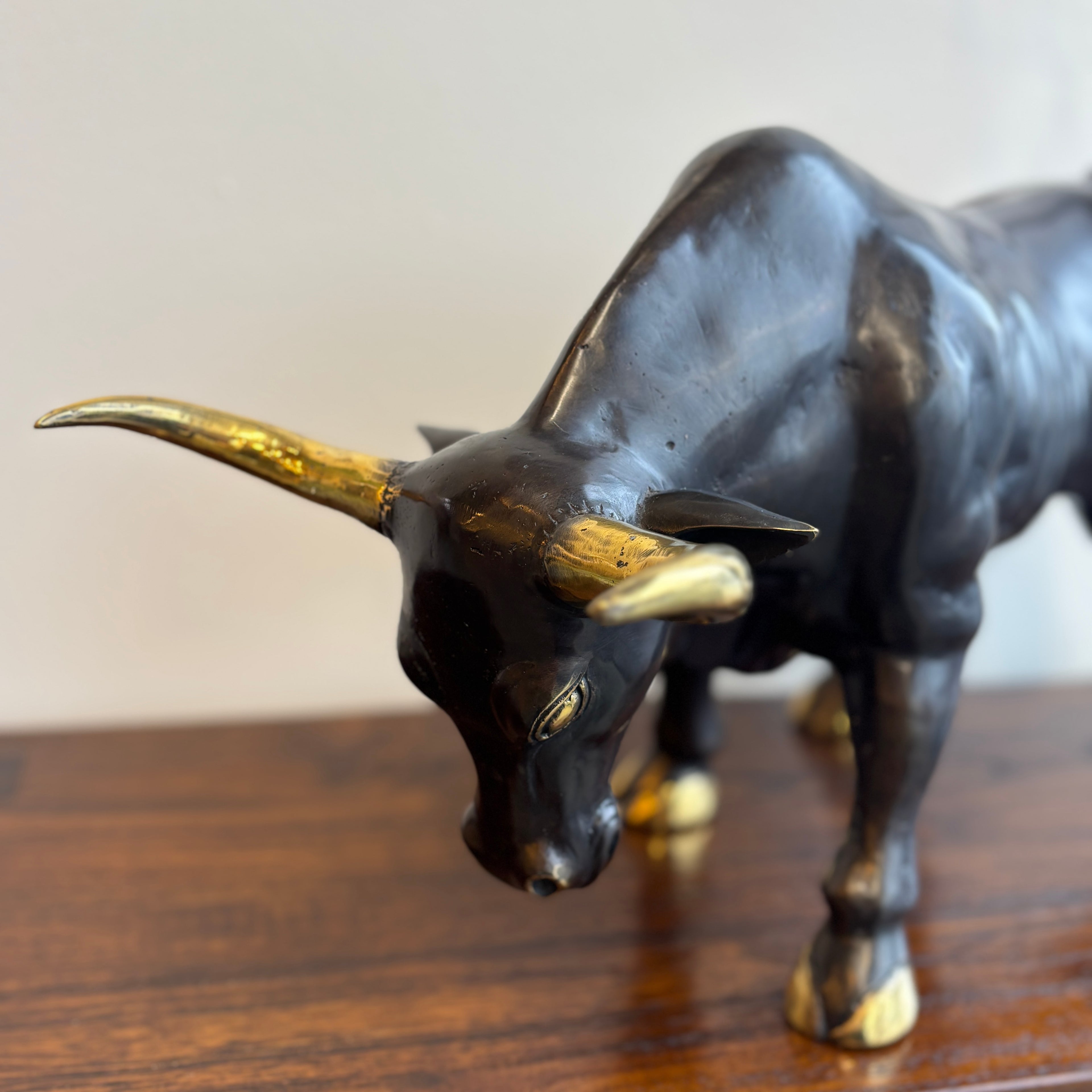 Bronze and Gold Ornamental Bull