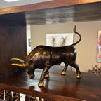 Bronze and Gold Ornamental Bull