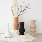 Ripple Vase - Matte Beige