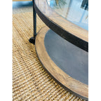 Carlo Glass Top Coffee Table