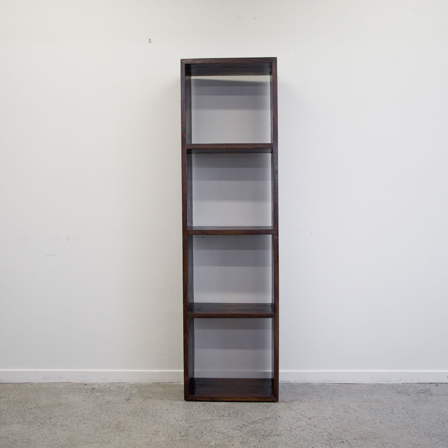 Cube Bookcase 4 - Rustic Teak
