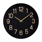 Cunene Weave Wall Clock - Black